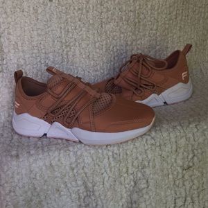 Beige performance sneakers